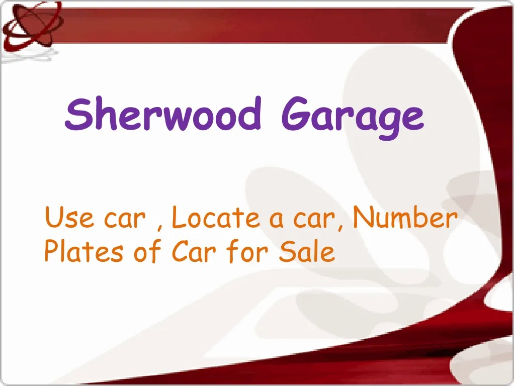 sherwood garage n.