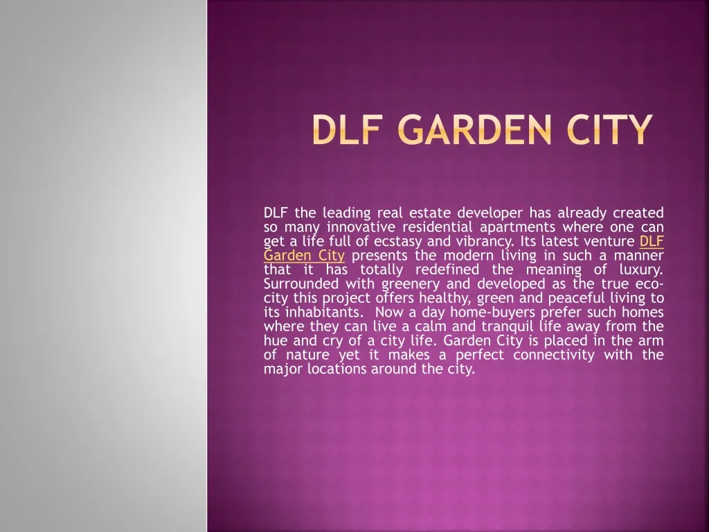 dlf garden city n.