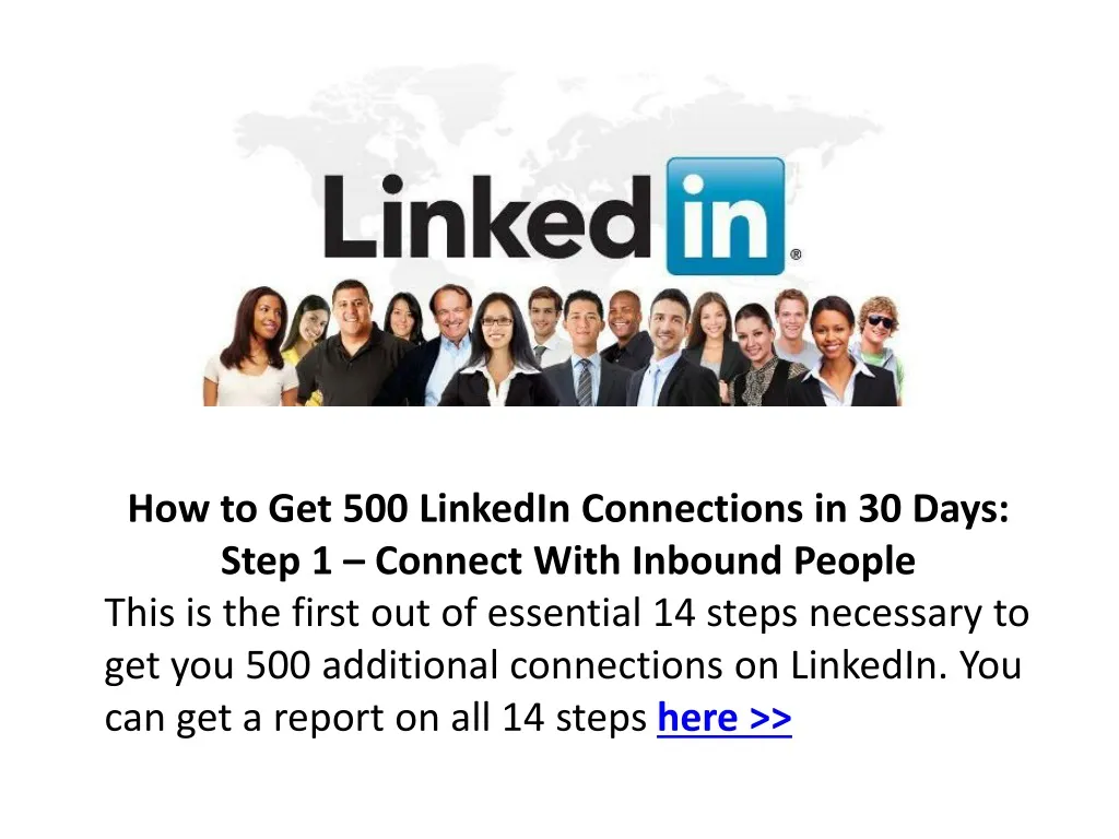 how to get 500 linkedin connections in 30 days n.