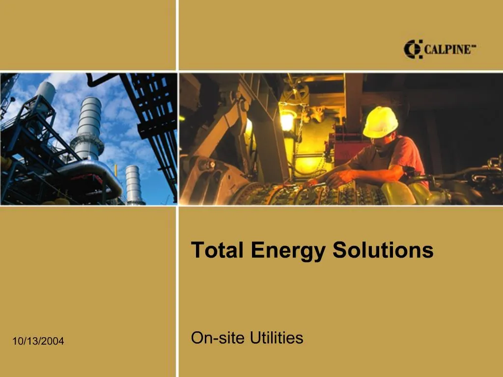 PPT Total Energy Solutions PowerPoint Presentation, free download