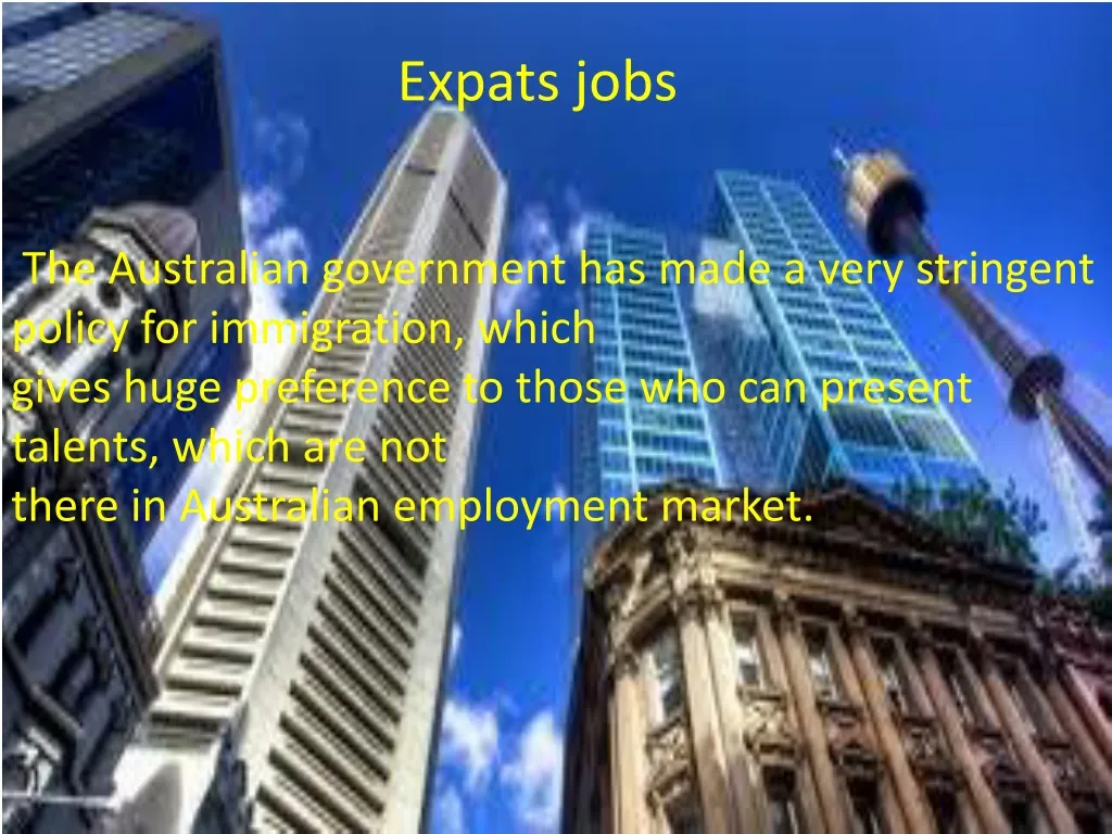 expats jobs n.