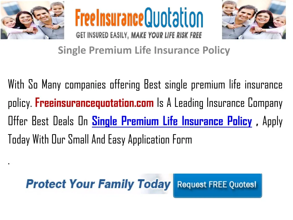 ppt-single-premium-life-insurance-policy-powerpoint-presentation