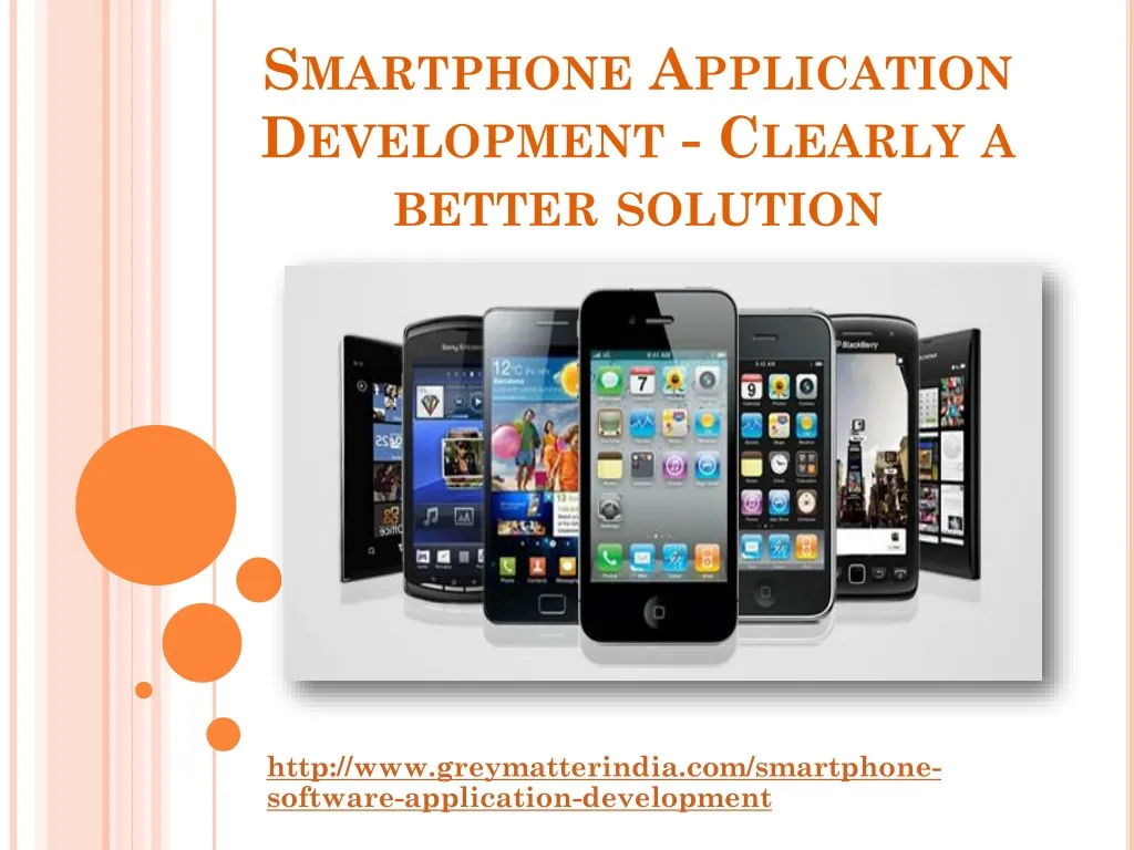 smartphone application development clearly a better solution n.