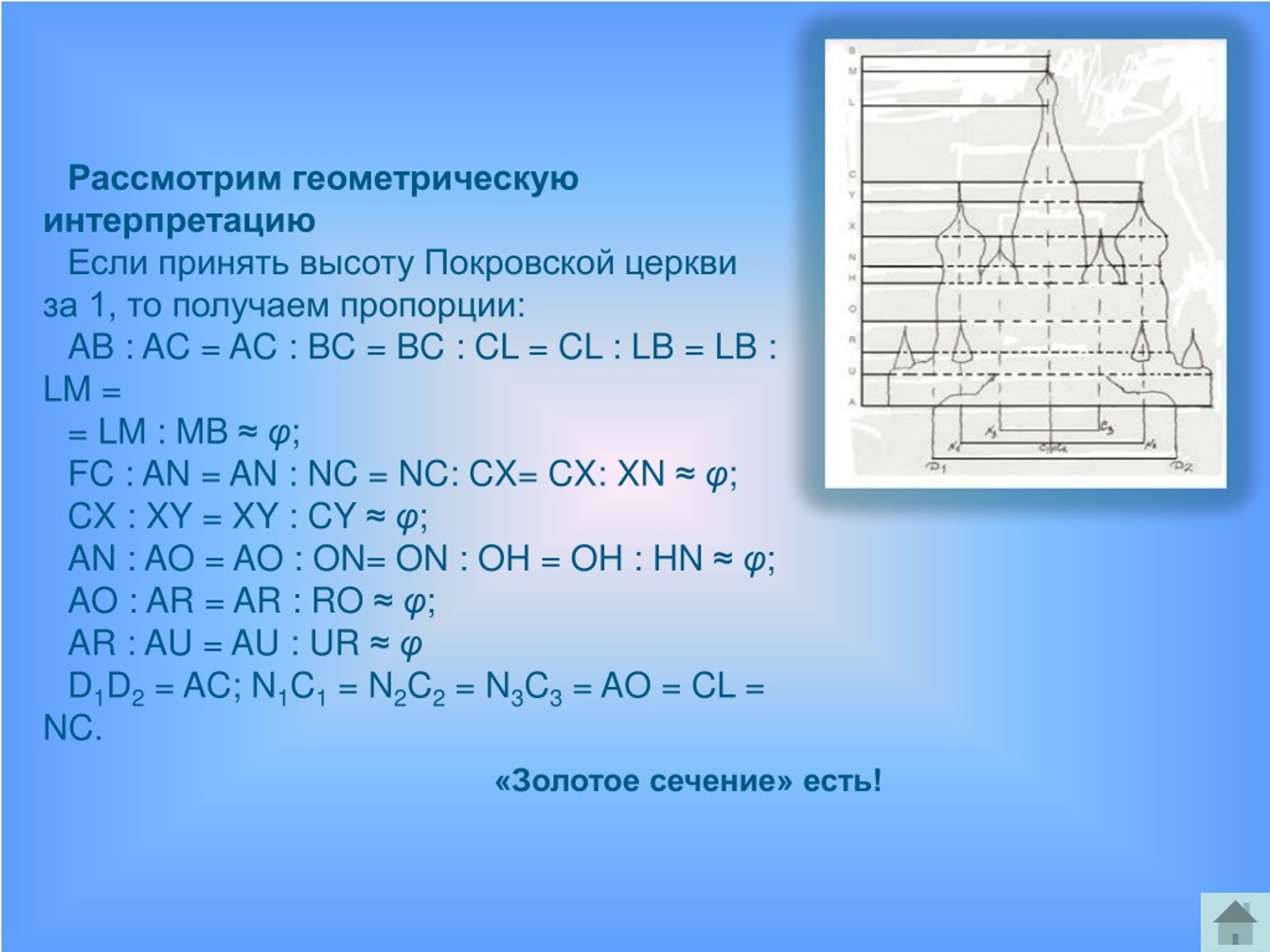 PPT - Zolotoe sechenie PowerPoint Presentation, free download - ID:1207572