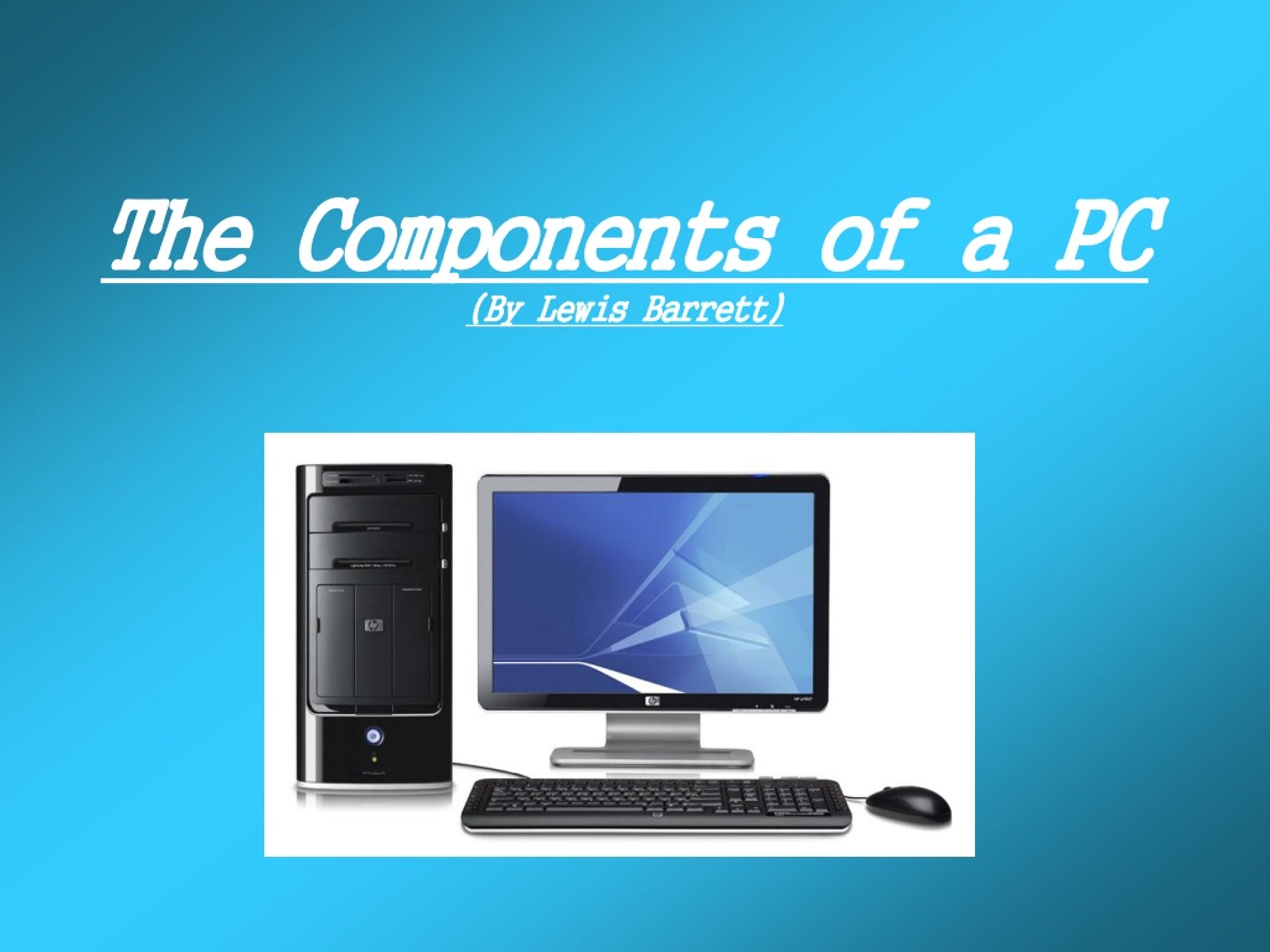 pc components presentation