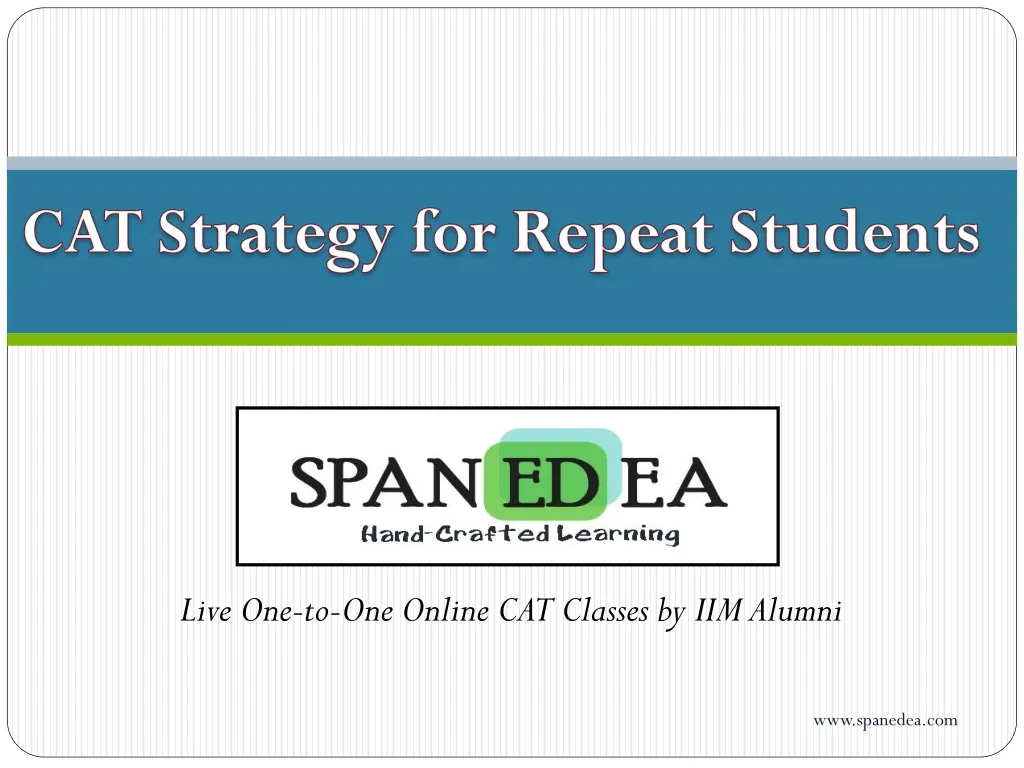 cat strategy for repeat students n.
