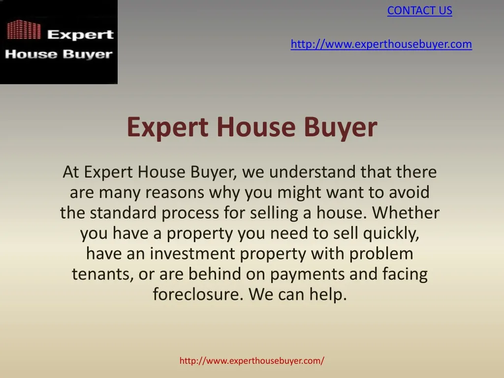 expert house buyer n.