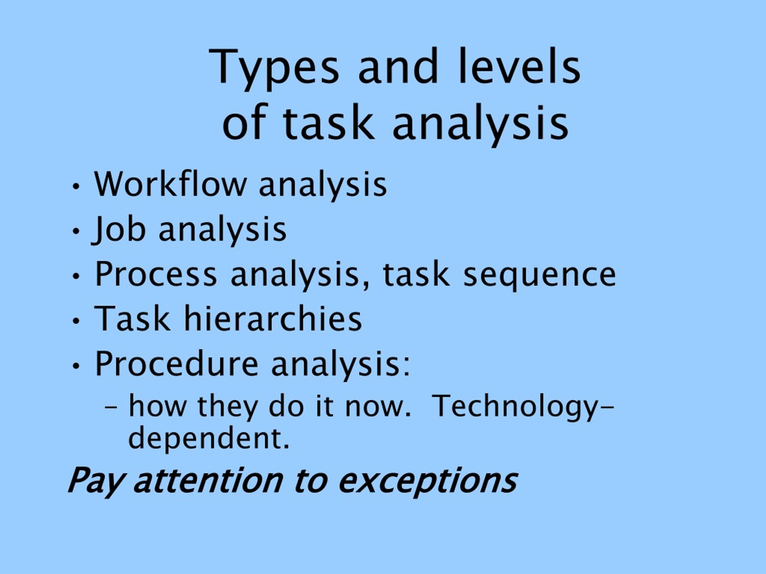 PPT - User and Task Analysis PowerPoint Presentation, free download ...