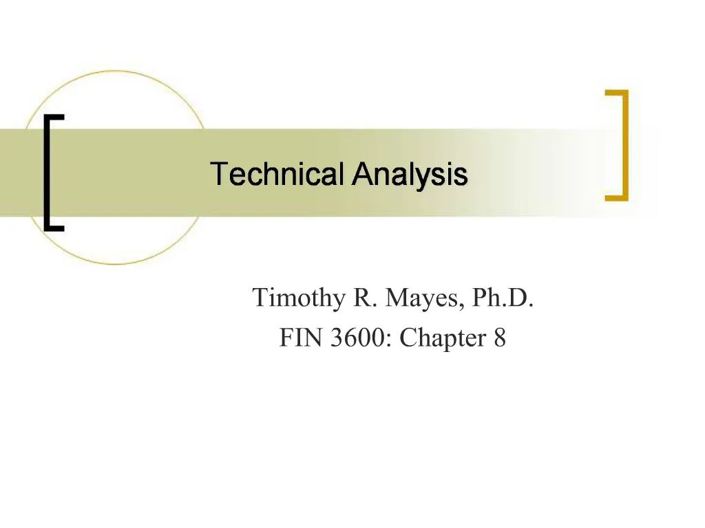 PPT - Technical Analysis PowerPoint Presentation, Free Download - ID ...