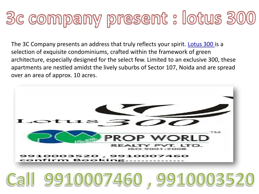 3c company present lotus 300 n.