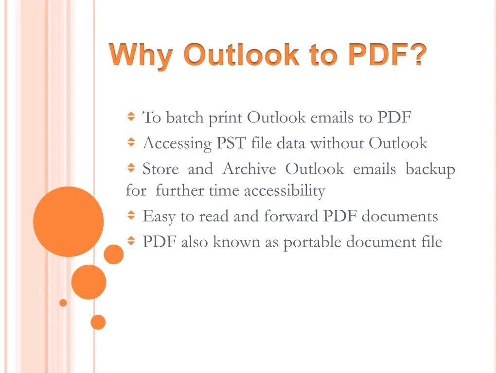 why outlook to pdf n.