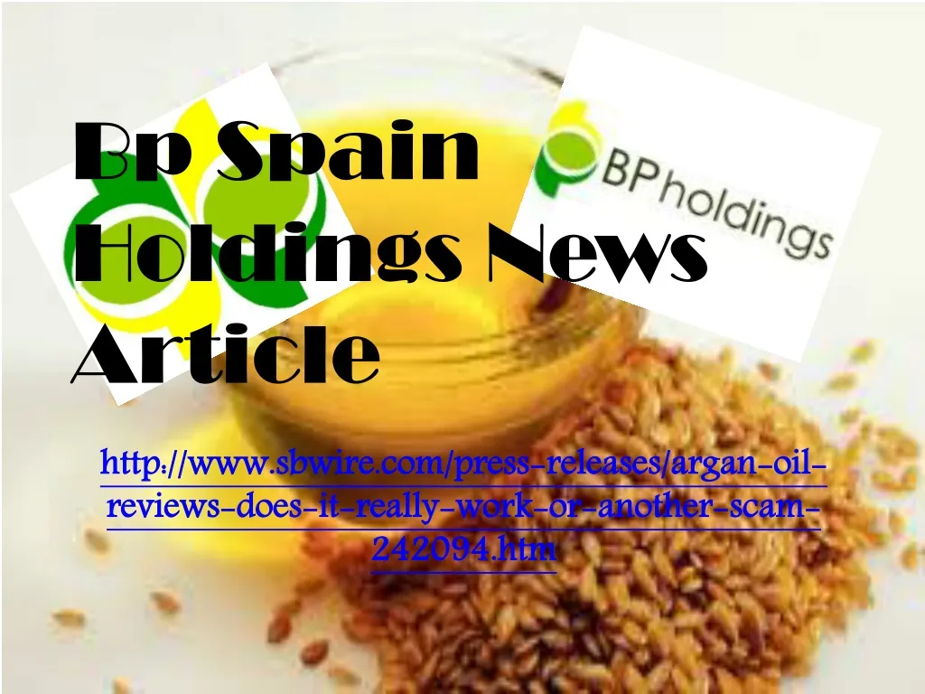bp spain holdings news article n.