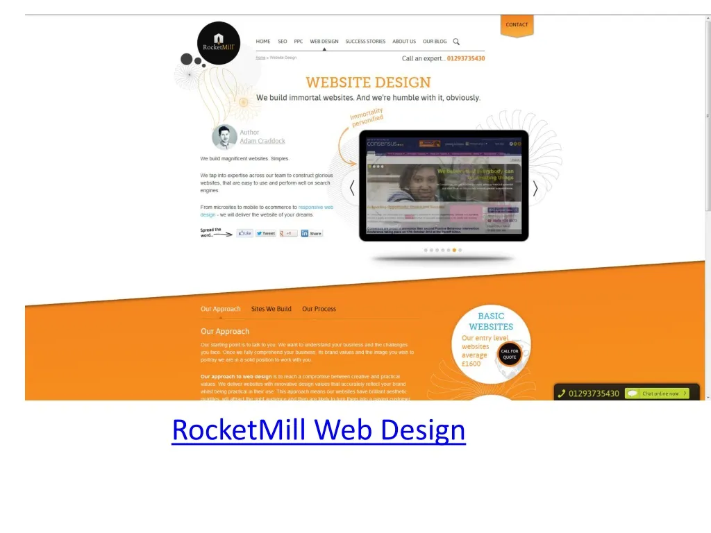 rocketmill web design n.