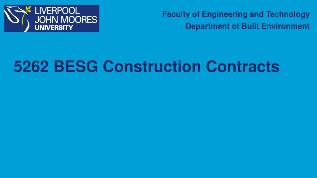 5262 besg construction contracts n.