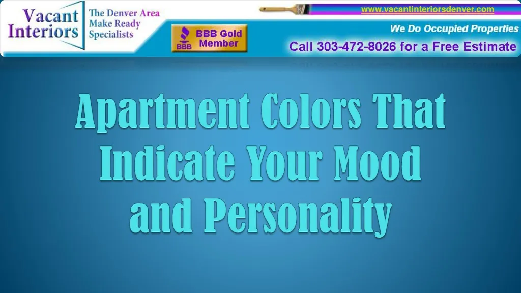 apartment colors that indicate your mood and personality n.