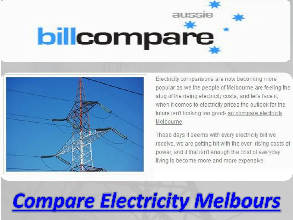 compare electricity melbours n.