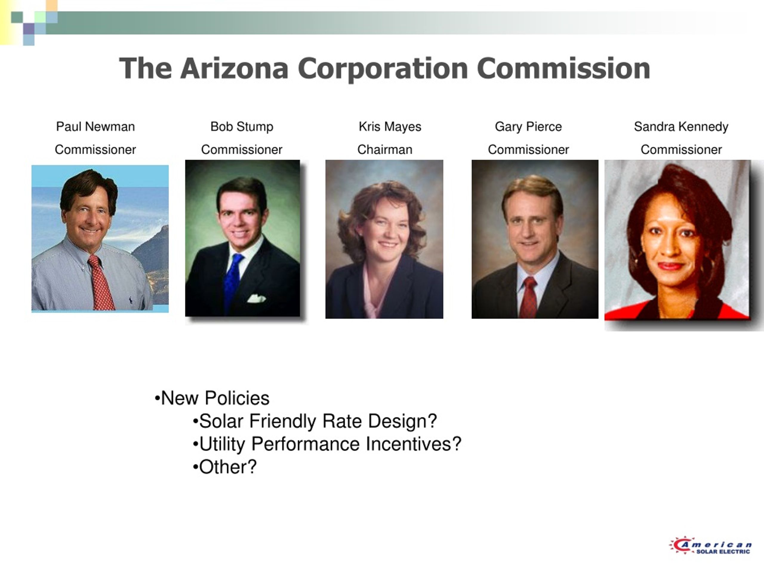 PPT Solar Policy in AZ PowerPoint Presentation, free download ID