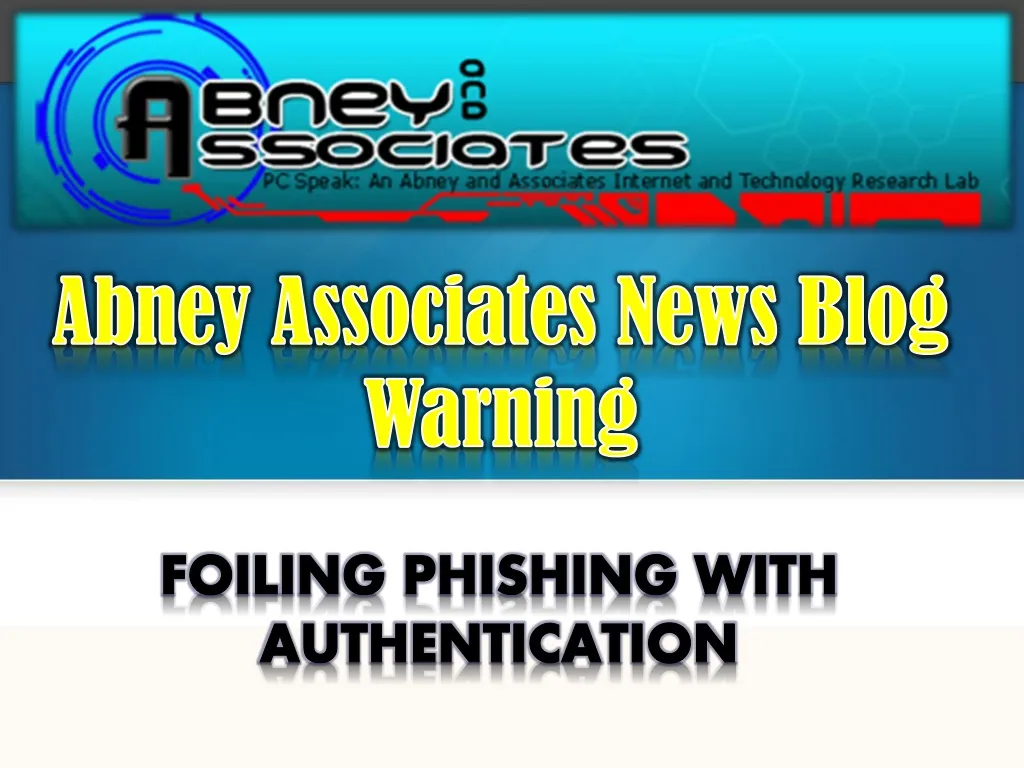 abney associates news blog warning n.