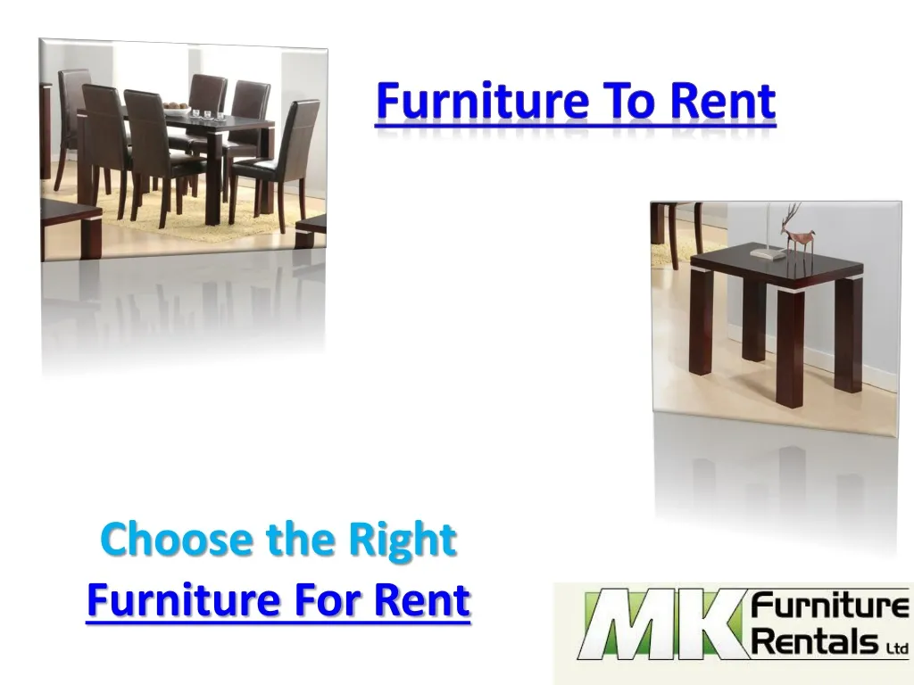 furniture to rent n.