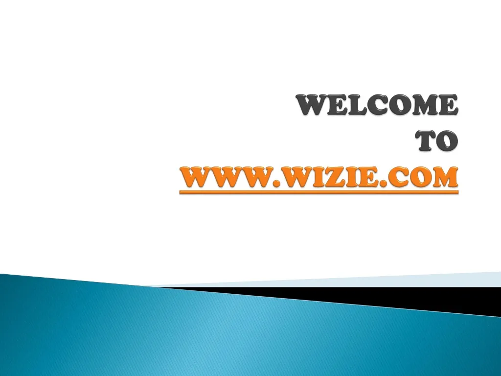 welcome to www wizie com n.