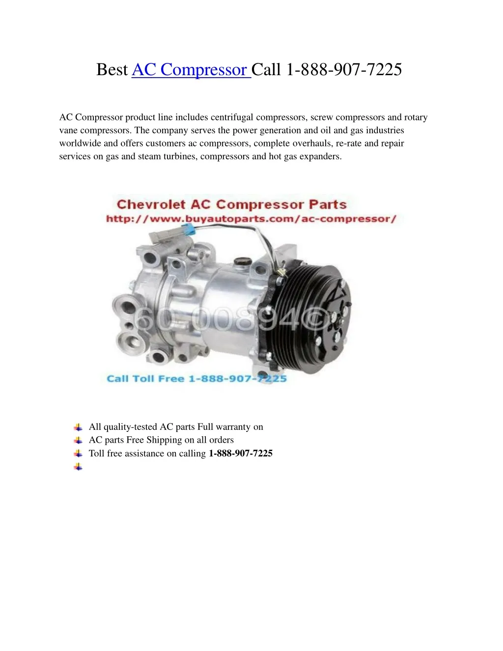 best ac compressor call 1 8 88 907 7225 n.