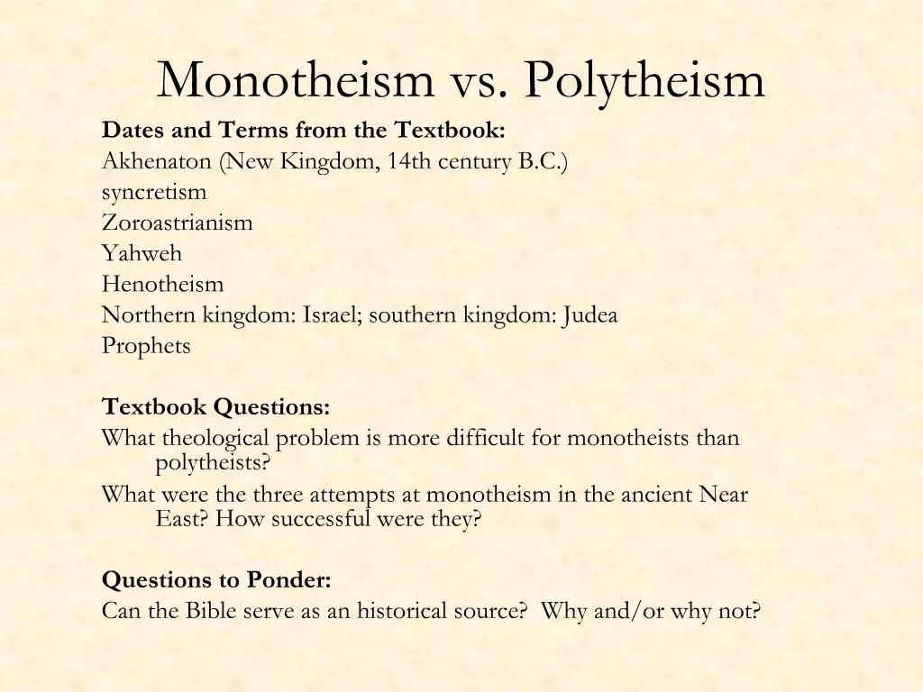 monotheism mesopotamia