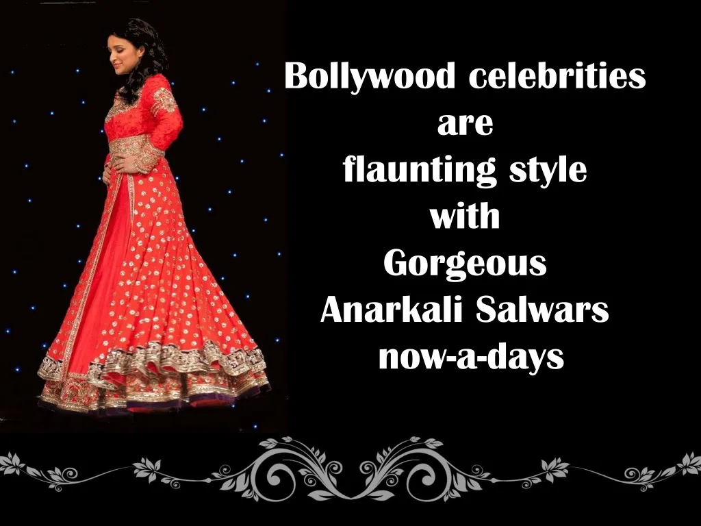 celebrity anarkali suits online