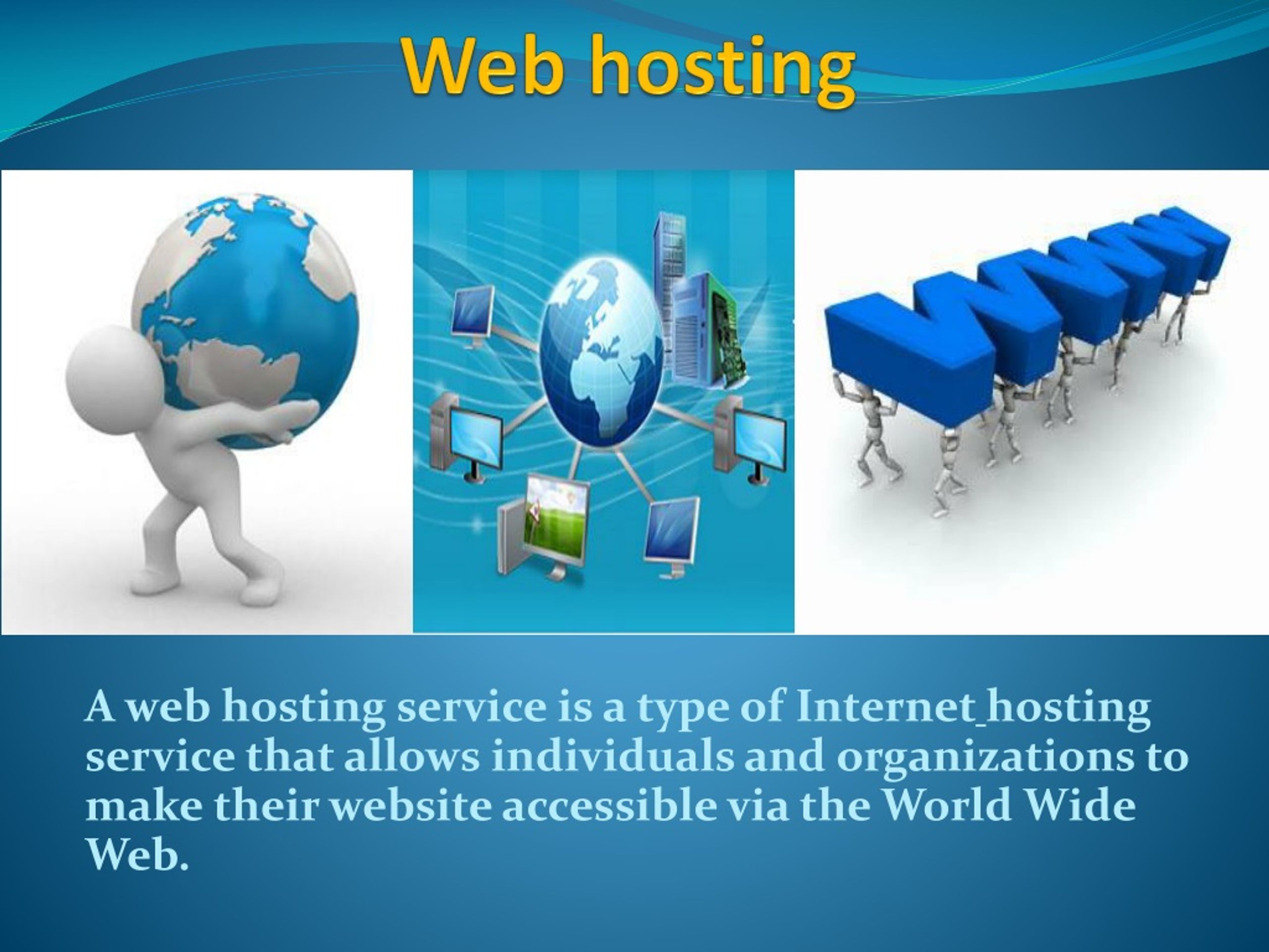 web hosting presentation