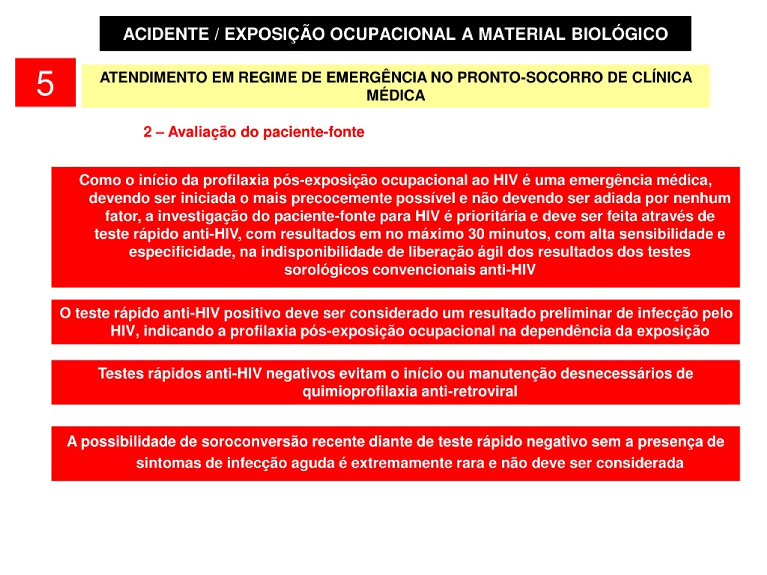 PPT - PROTOCOLO DE ATENDIMENTO A EXPOSIÇÃO OCUPACIONAL A MATERIAL ...