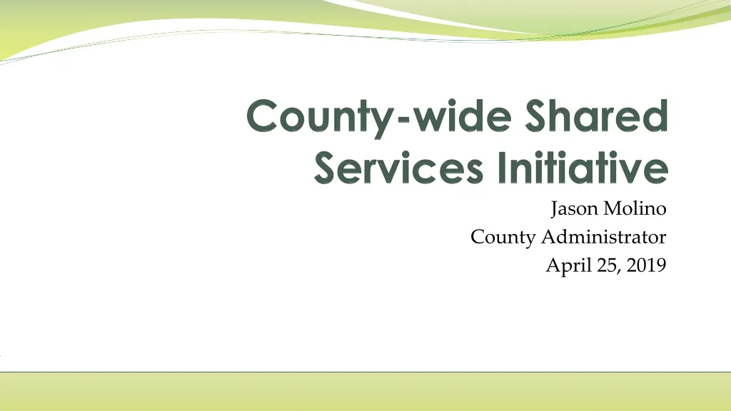 county wide shared services initiative n.