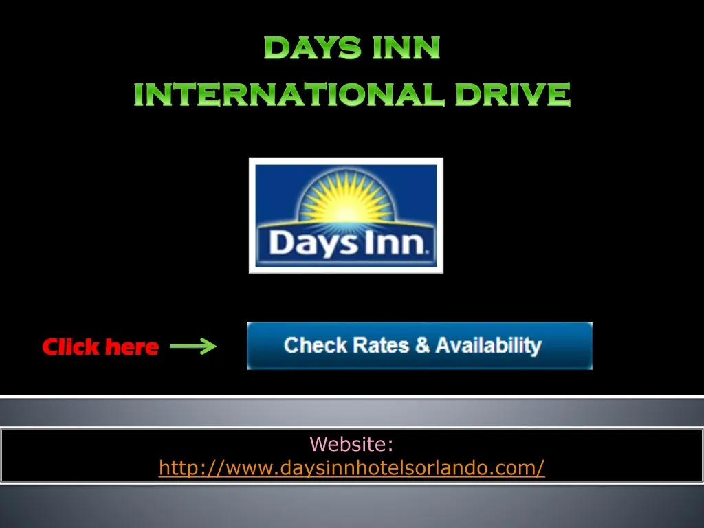 days inn international drive n.