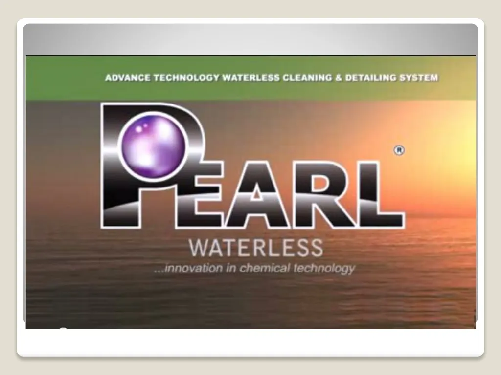 PPT Pearl Waterless is the Top Waterless Detailing Solution