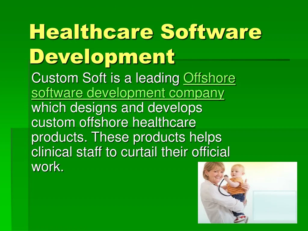 healthcare software development n.
