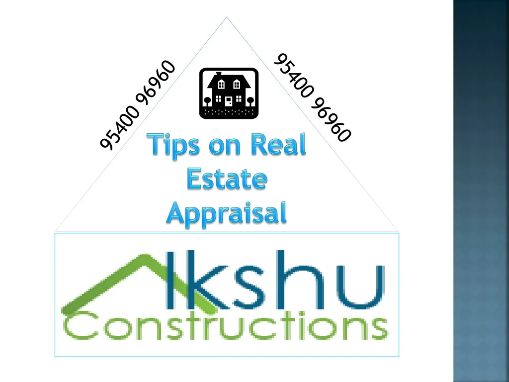 tips on real estate appraisal n.