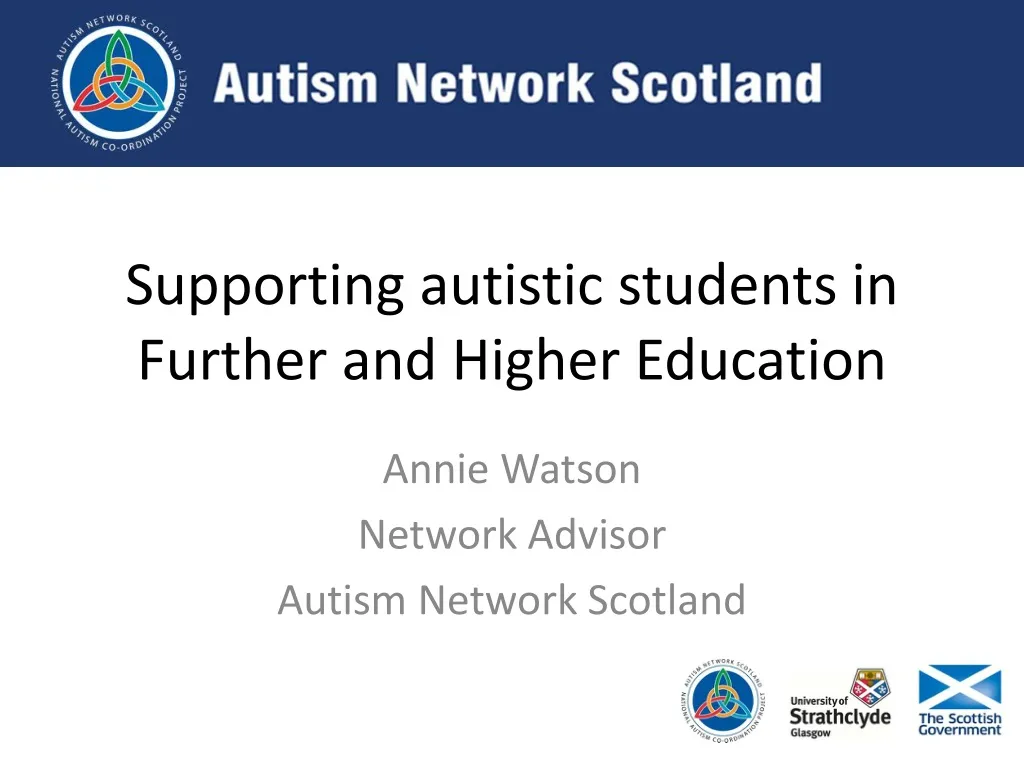 further education for autistic students
