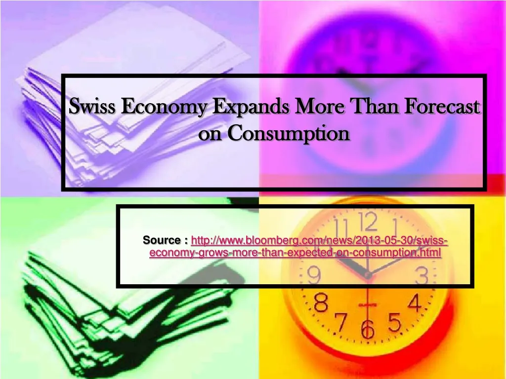 swiss economy expands more than forecast on consumption n.