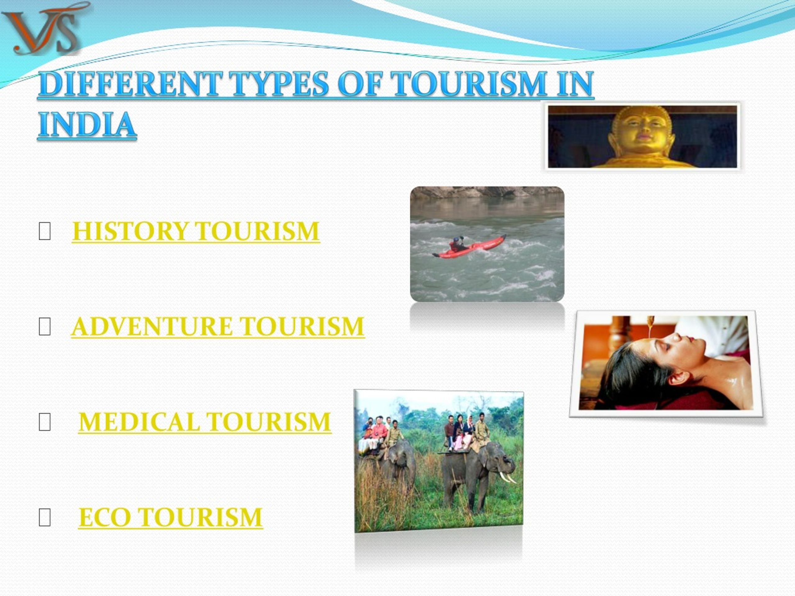 types of tourism presentation