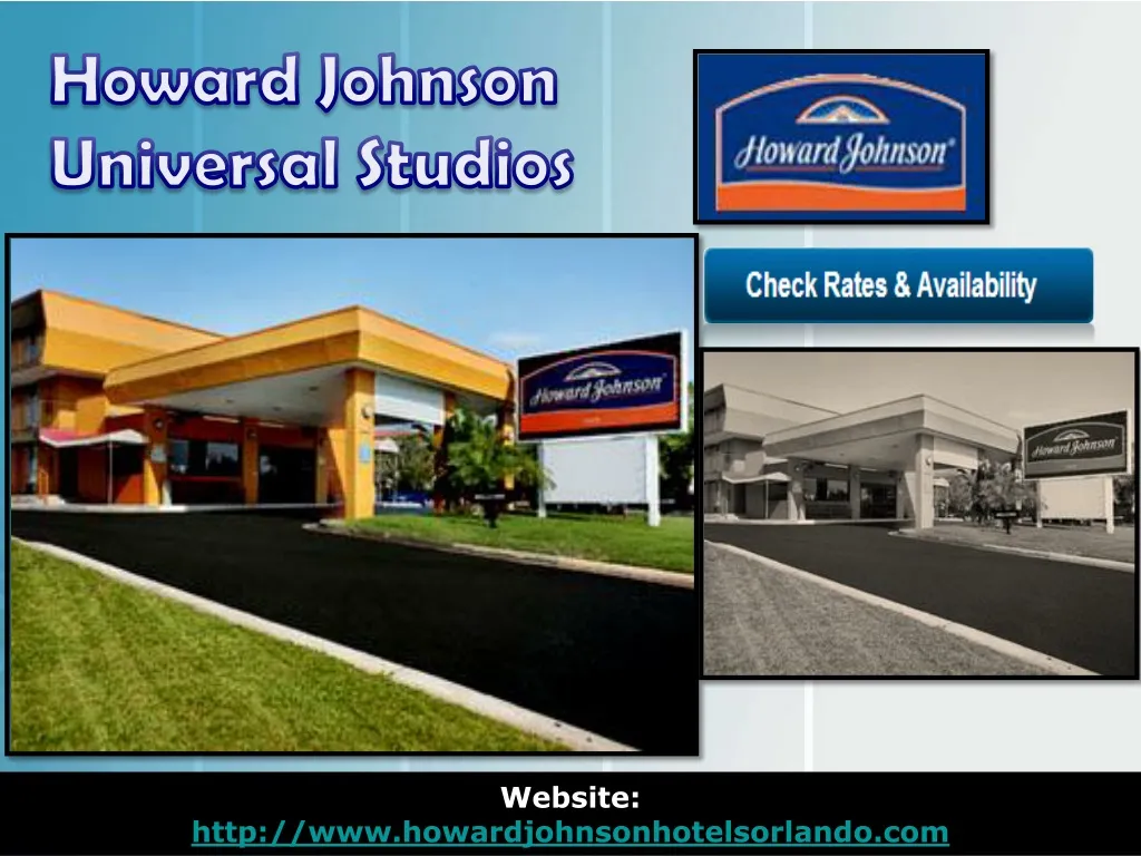 Ppt Howard Johnson Universal Studios Powerpoint Presentation Free