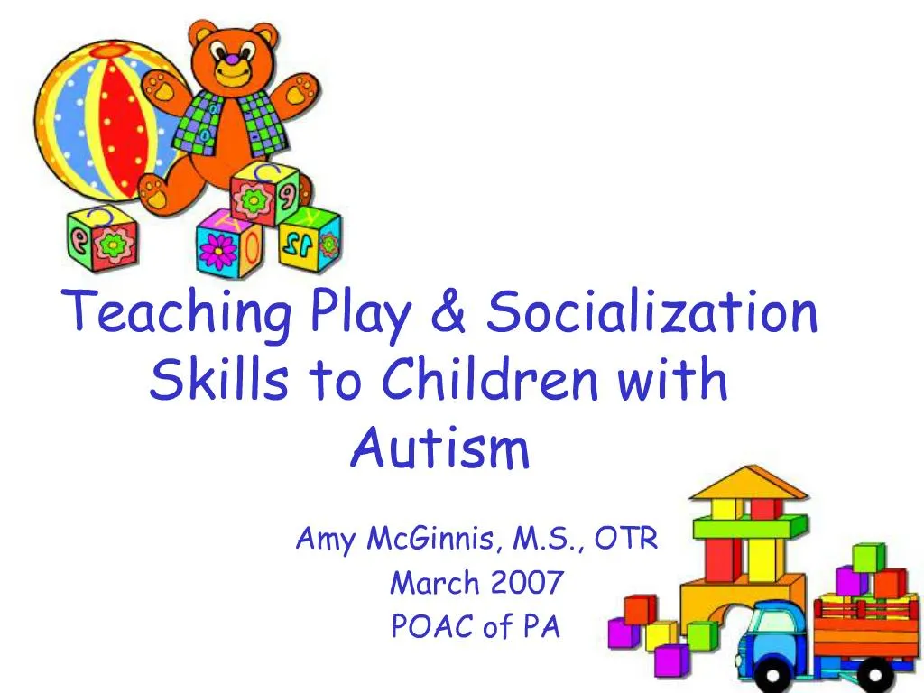 autism powerpoint presentation for teachers