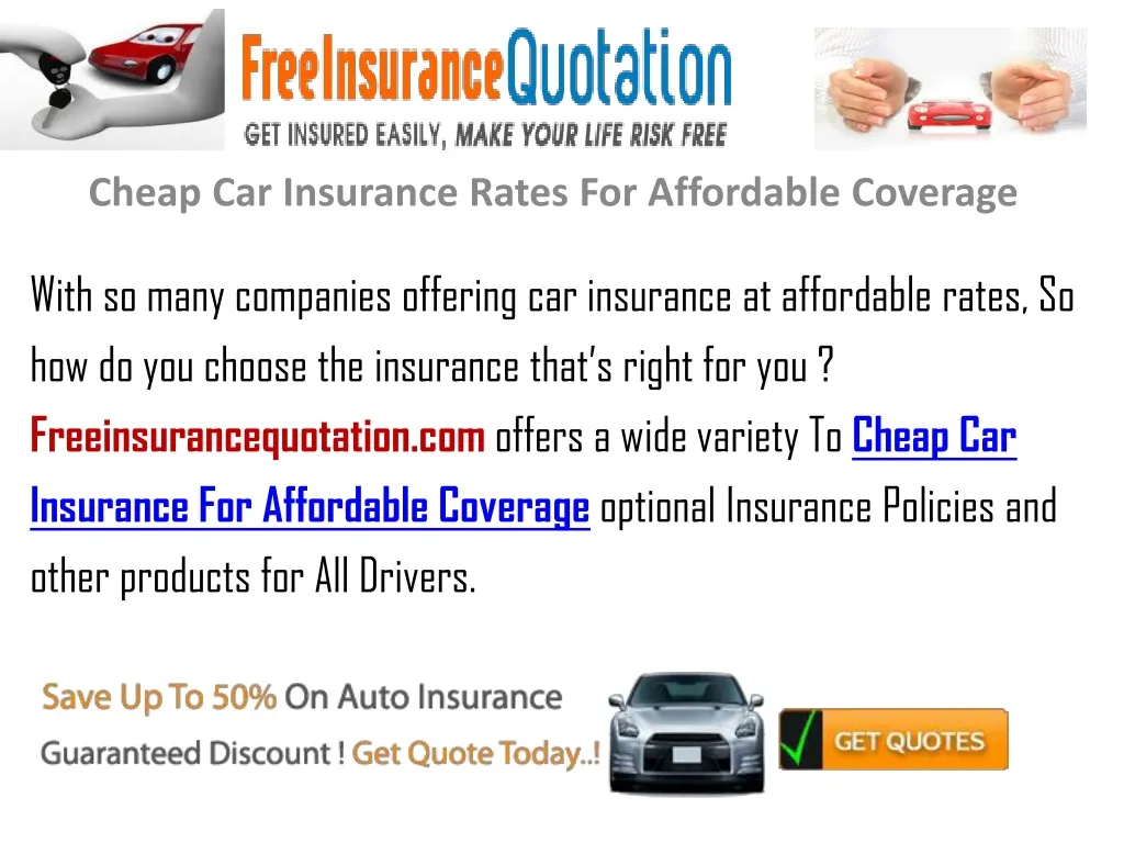 cheap car insurance rates for affordable coverage n.