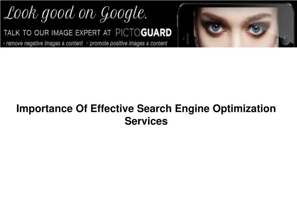importance of effective search engine n.