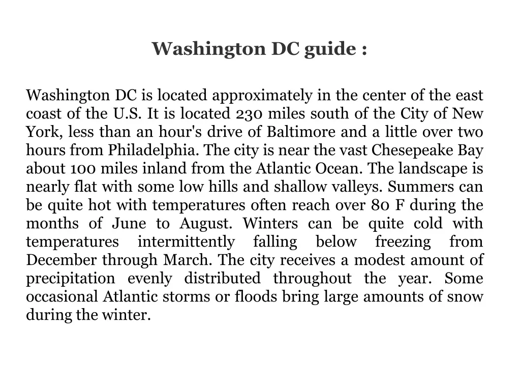 PPT Washington DC guide PowerPoint Presentation, free download ID