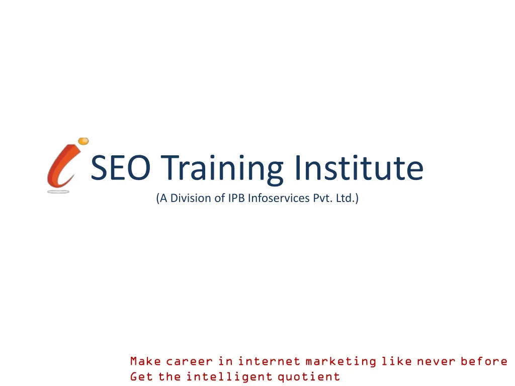 seo training institute a division of ipb infoservices pvt ltd n.