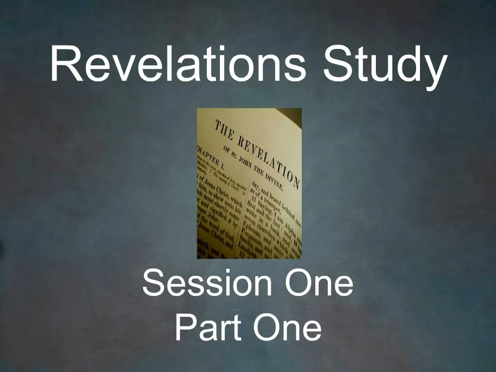 PPT - Revelations Study PowerPoint Presentation, free download - ID:1277199