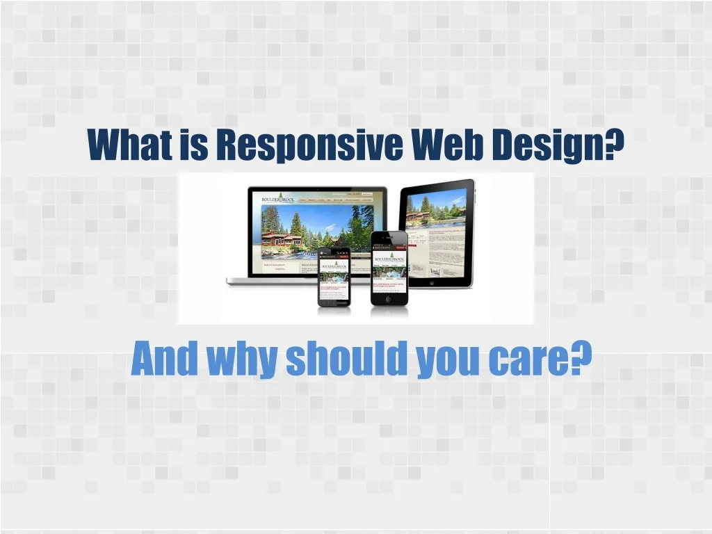 responsive web design presentation