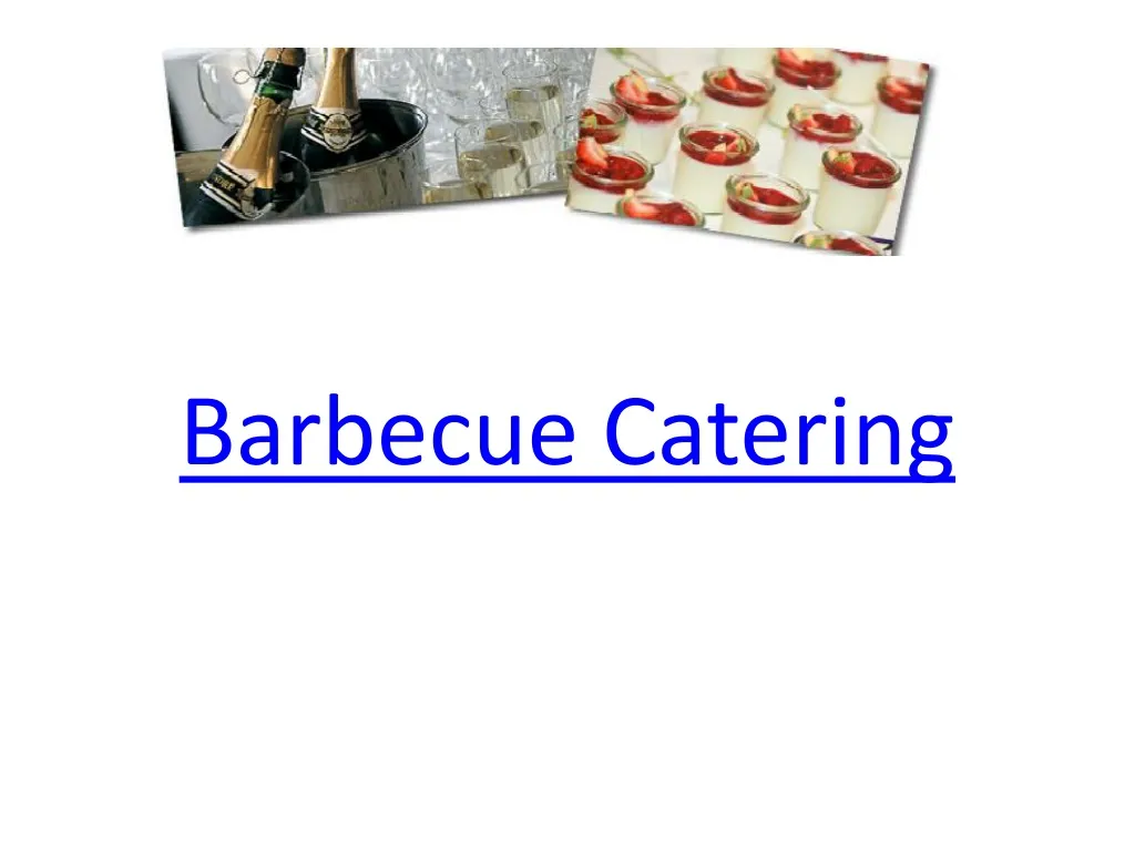 barbecue catering n.