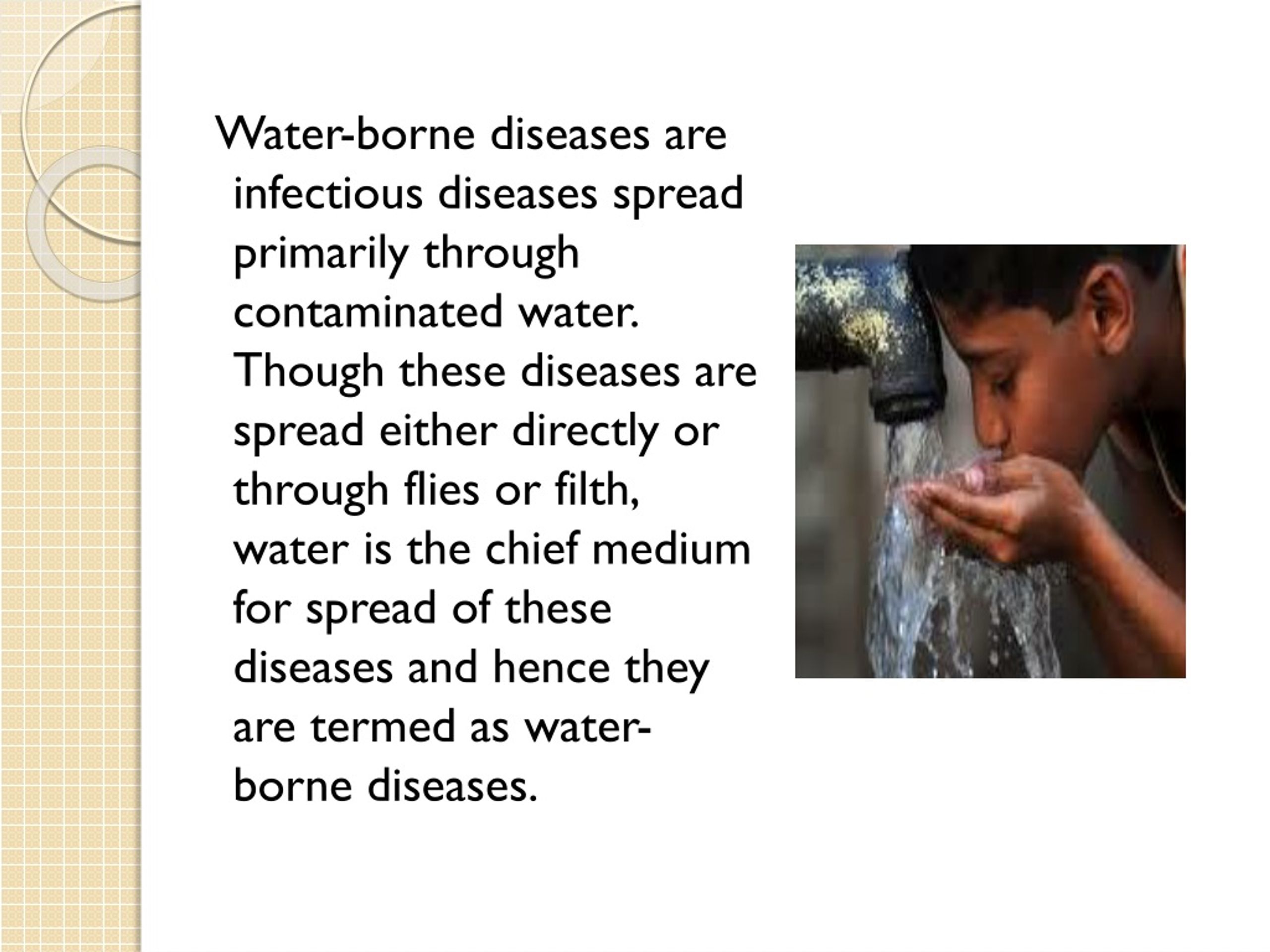 essay on water borne diseases