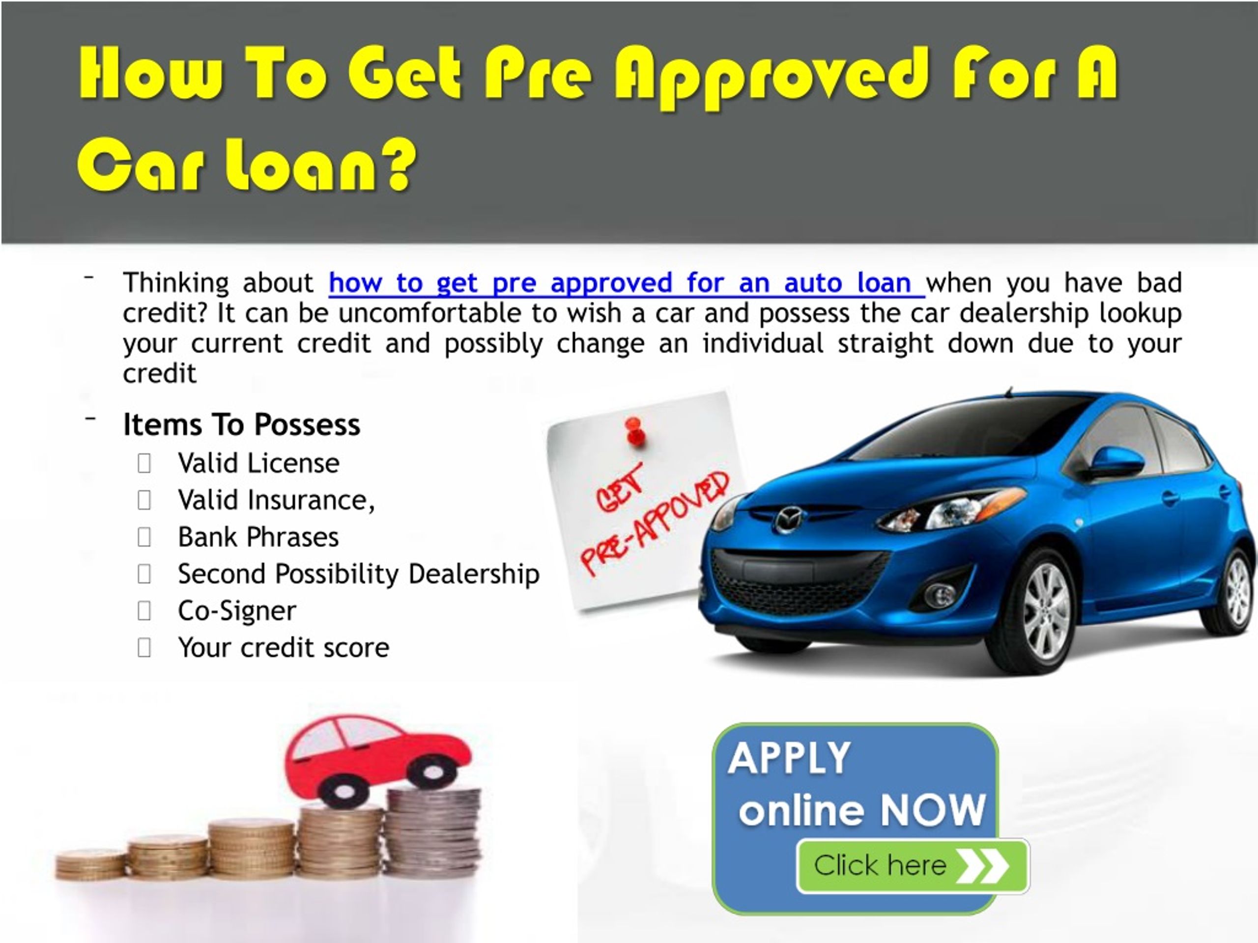 Can I Get Prequalified For A Car Loan