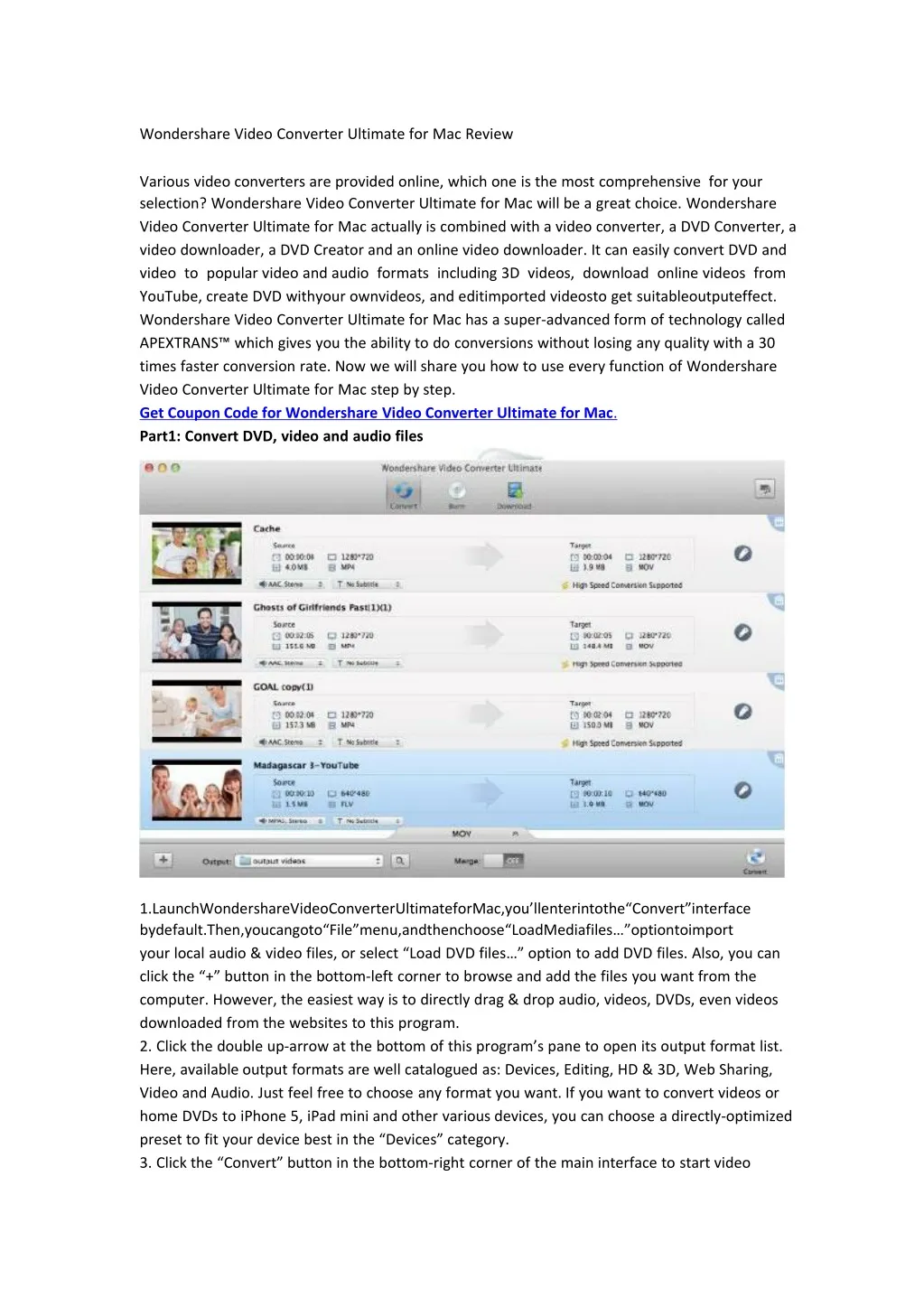 wondershare video converter ultimate for mac wondershare video converter ultimate for mac