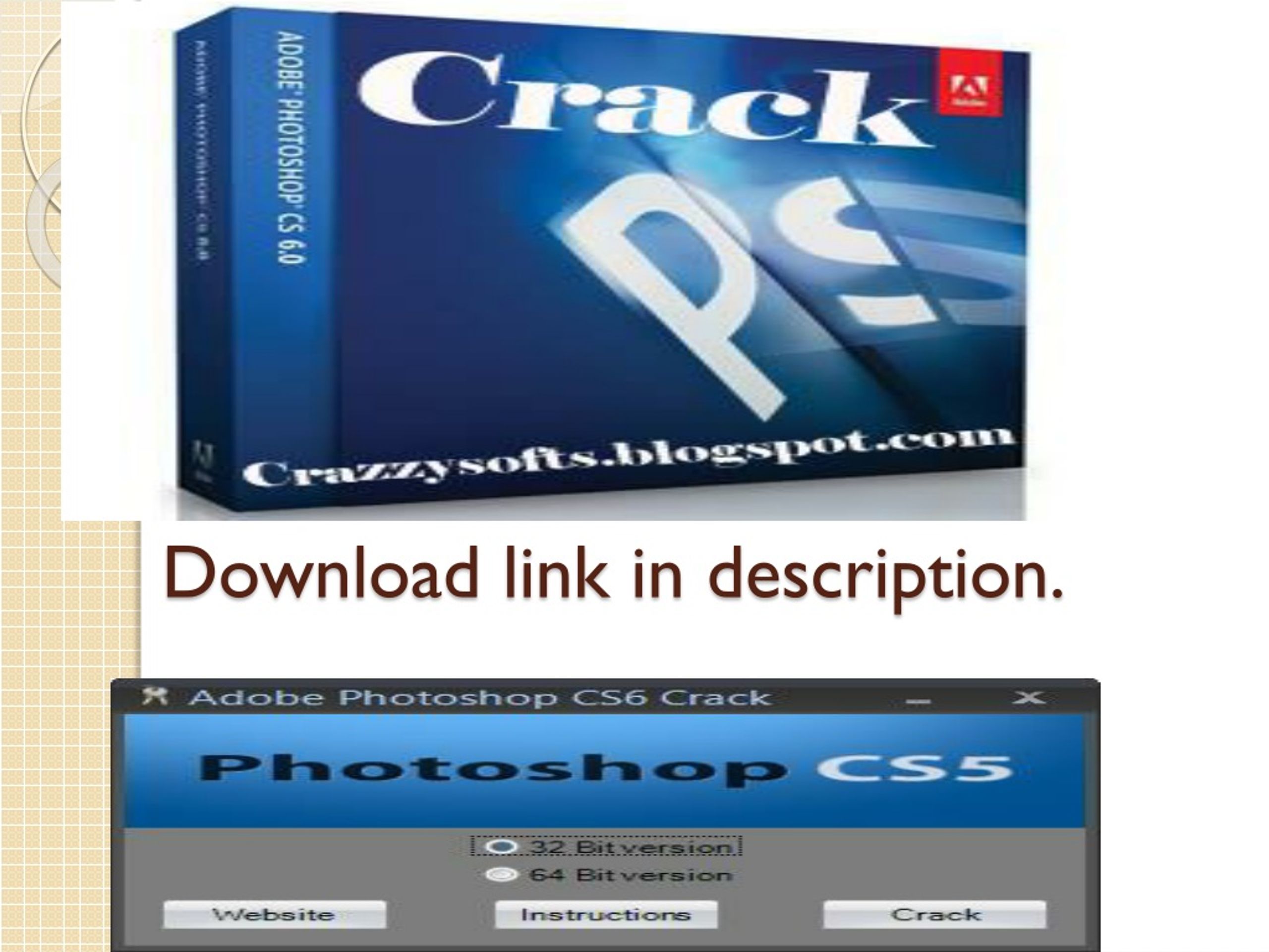 Ppt Adobe Photoshop Cs6 Crack Free Download Working Powerpoint Presentation Id